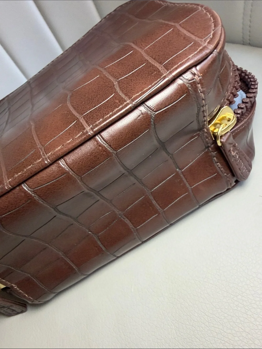 Trish McEvoy Makeup Planner Zip Closure Case Bag.